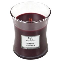 Svíčka WoodWick malá, Black Cherry