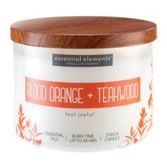 Svíčka Candle-lite, Blood Orange & Teakwood