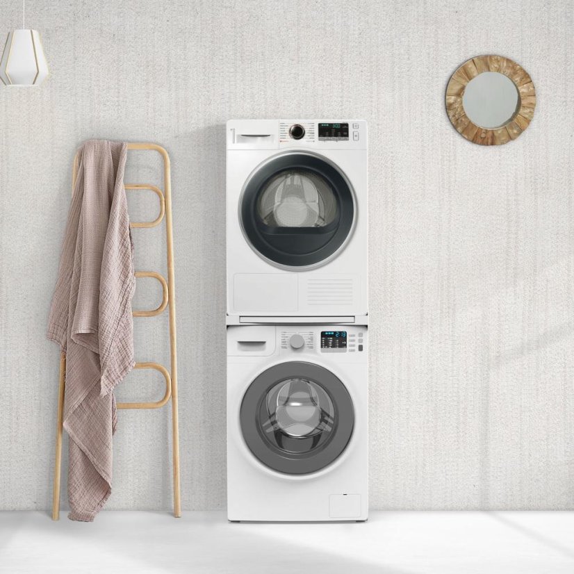 Universal spacer between washing machine and dryer with pull-out shelf Meliconi Torre Smart 656113