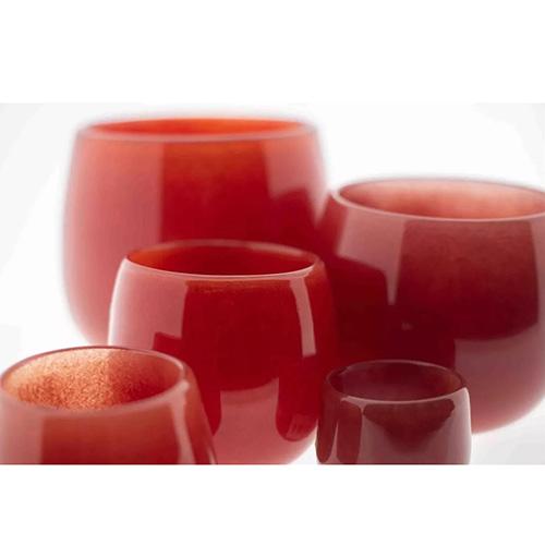 Glasblumentopf DutZ Pot Red