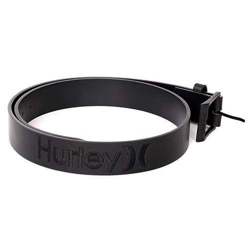 Herren-Gürtel Hurley One And Only Leather - Farbe: Schwarz