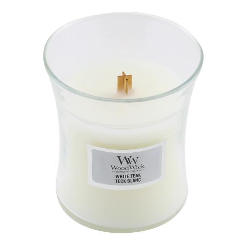 WoodWick-Kerze klein, White Teak WoodWick-Kerze klein, White Teak