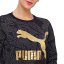 Damen-Sweatshirt Puma Classics Graphics AOP Crew Sweat - Farbe: Schwarz, Größe: S