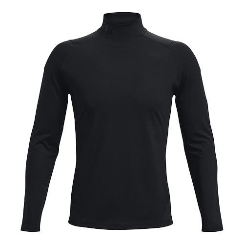 Under Armour ColdGear Rush Mock férfi póló - Szín: Fekete, Méret: L