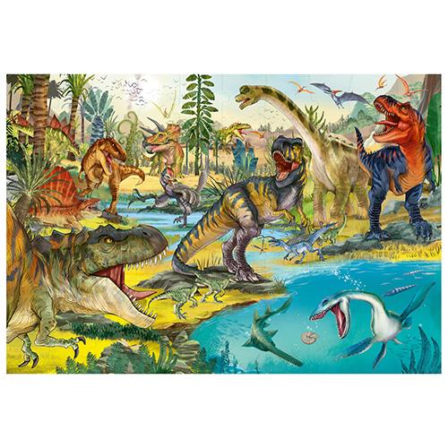 Dětské puzzle 50 dílků Dino World