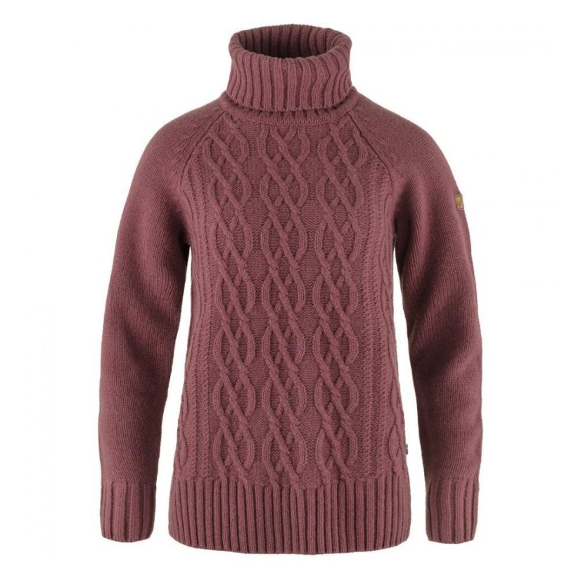 Övik Cable Knit Roller Neck W