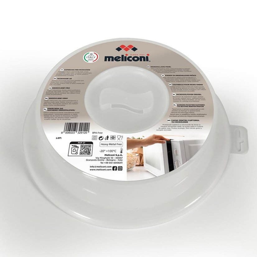 Mikrowellenabdeckung Meliconi 656165, 26 cm