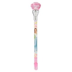 Kugelschreiber mit LED-Diamant Top Model Fergie, hellrosa