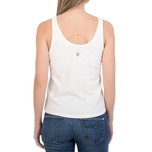 Damen-Top Hurley Ocencare O & O Script Tank - Farbe: Weiß, Größe: XS
