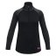 Under Armour Tech Graphic Half Zip Girls' T-Shirt - Color: Black, Size: L