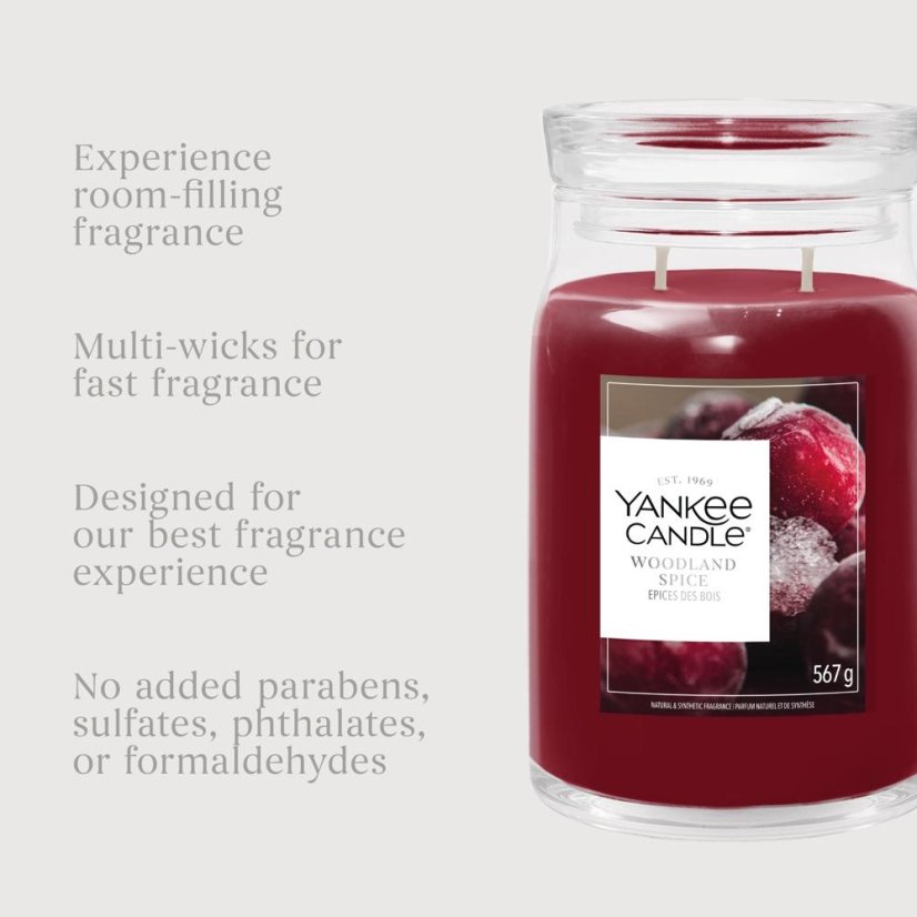 Yankee candle Signature Large Candle, Woodland Spice