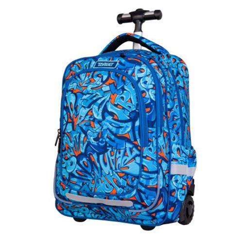 Iskolai hátizsák trolley Target Urban Graffiti Blue 26815