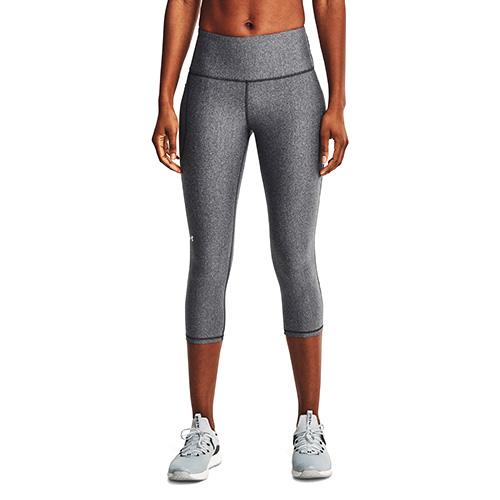Damen-Kompressionsleggings Under Armour HG Armour Hi Capri NS - Farbe: Schwarz, Größe: S