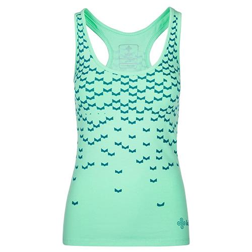 Damen-Tanktop Kilpi Leaves - Farbe: Grün, Größe: 42