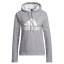 Dámská tréninková mikina Adidas W GG BOS - Farbe: Grau, Größe: XS