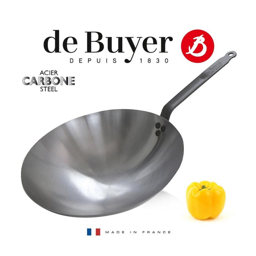 WOK-Pfanne de Buyer Carbone Plus 5114.35, 35,5 cm