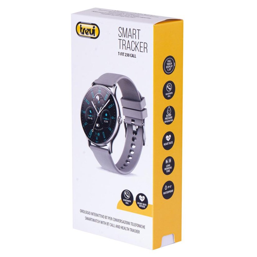 Trevi T-FIT 230 CALL SILVER smartwatch, silver
