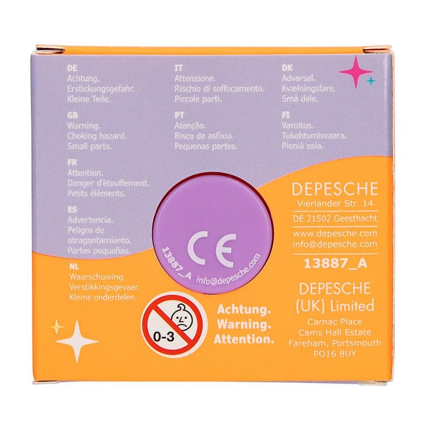 Top Model Eraser with Rotating Element, Orange
