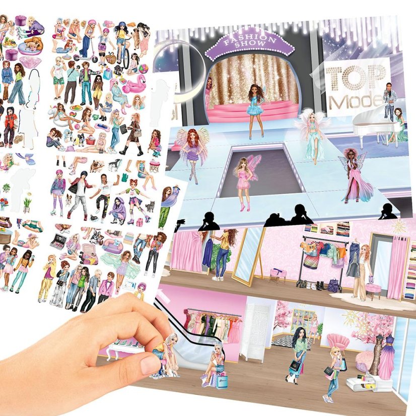 Kreatives Heft Top Model Stickerworld 220 Aufkleber