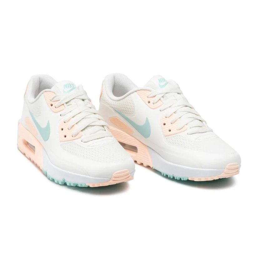 Dámská obuv Nike Air Max 90 G - Farbe: Weiß/Rosa, Größe: 38.5