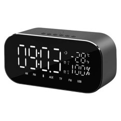 AKAI ABTS-S2 BK black radio alarm clock