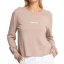 Hurley O & O Smalls Long Women's T-shirt - Color: Beige, Size: L