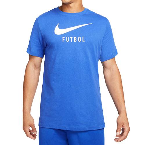 Pánské tričko Nike Swoosh Soccer - Barva: Černá, Velikost: L