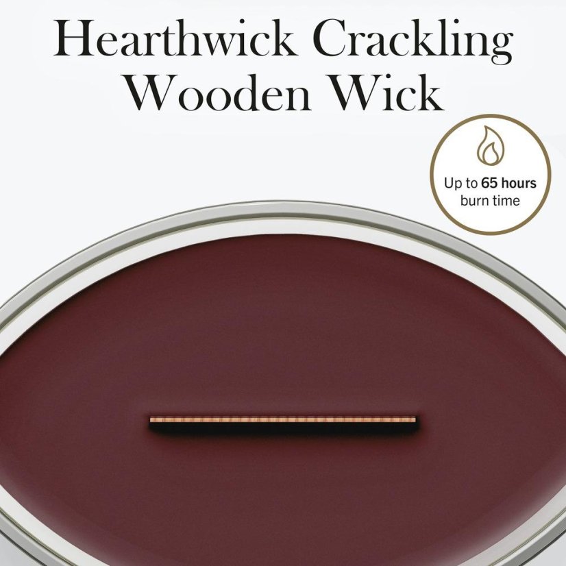 WoodWick Boat Candle, Dark Cherry