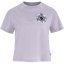 Dámské tričko Fjällräven Fjällblomster Logo T-shirt W - Farba: Svetlo modrá, Veľkosť: M