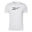 Pánske tričko Reebok Workout Ready Poly Graphic - Farba: Oranžová, Veľkosť: S