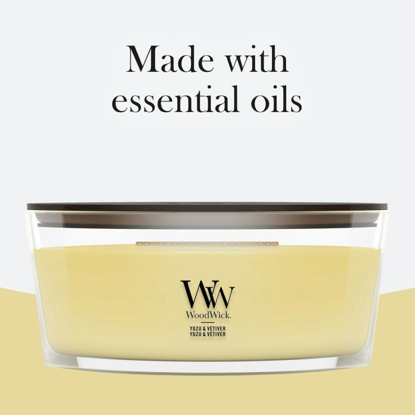 Świeca WoodWick w kształcie łodzi, Yuzu & Vetiver