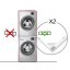 Universal spacer between washing machine and dryer Meliconi Torre UP 656131