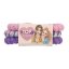 Set of 3 Top Model hair ties, purple and pink shades