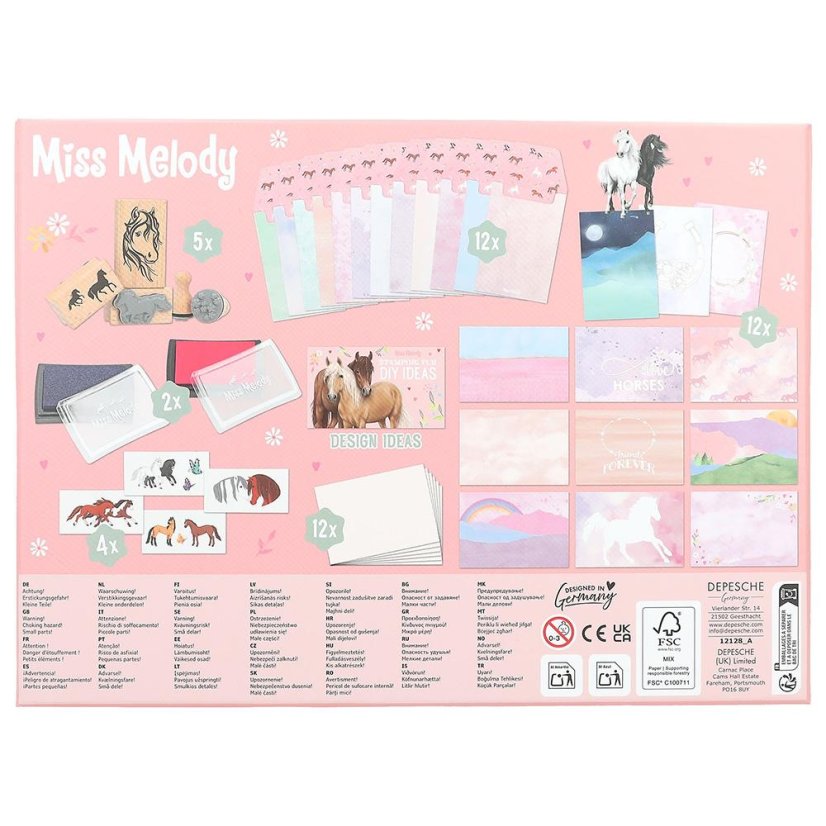 Sada pro razítkování Miss Melody, Creating DIY Stamping Fun