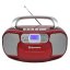 Roadstar RCR-4635UMPRD red radio cassette player