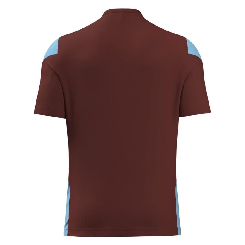 Macron Polis Kinder-Sporttrikot - Farbe: Rot/Weiß, Größe: XXS