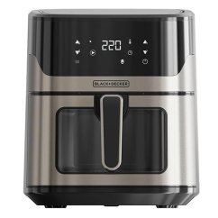 Black+Decker BXAF6500E black and silver hot air fryer