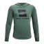 Under Armour Rival Terry Kids' Sweatshirt - Color: Green, Size: M
