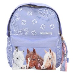 Batůžek s přívěskem Miss Melody, Bandana vzor, tři koníci