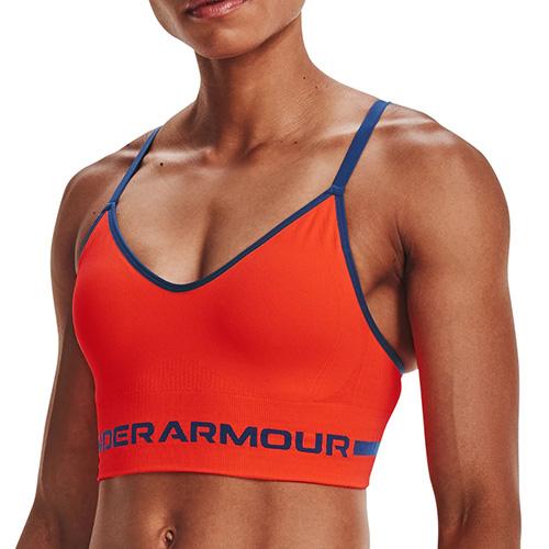 Dámská podprsenka Under Armour Seamless Low Long - Barva: Černá, Velikost: L