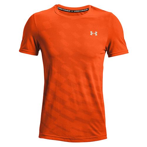 Under Armour Seamless Radial Men's T-Shirt - Color: Orange, Size: L