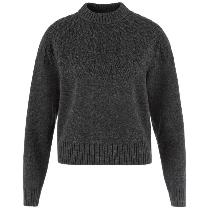 Övik Solid Jacquard Knit W