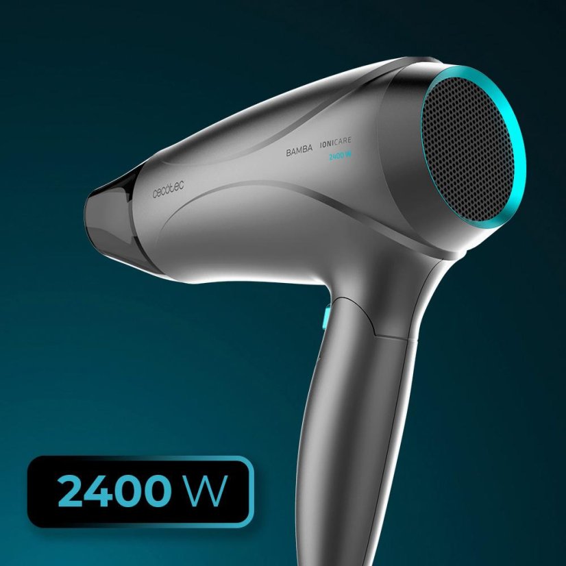 Fén na vlasy Cecotec Bamba Ionicare Power and Go Black 4327 čierny