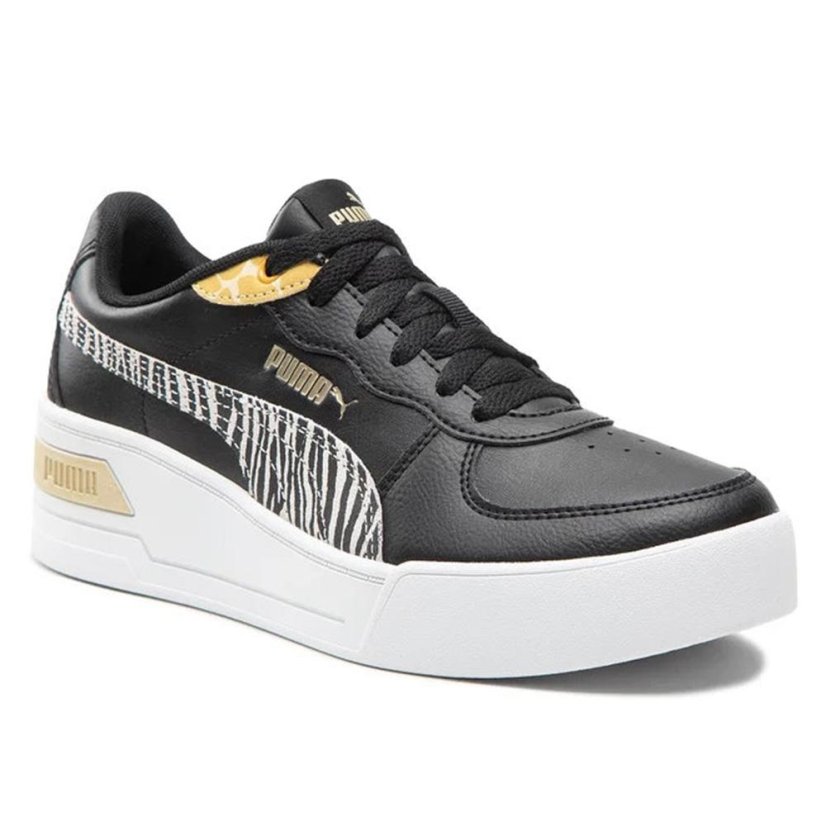 Damen-Sneakers Puma Skye Wedge Safari - Farbe: Schwarz, Größe: 36
