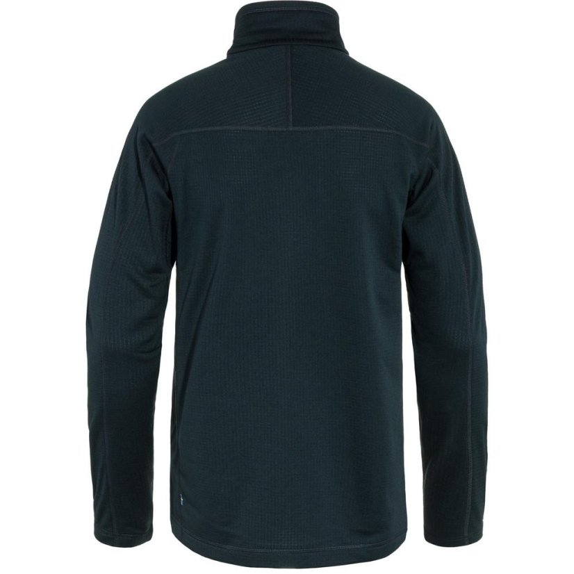 Pánská mikina Fjällräven Abisko Lite Fleece Half Zip M - Farba: Čierna, Veľkosť: S