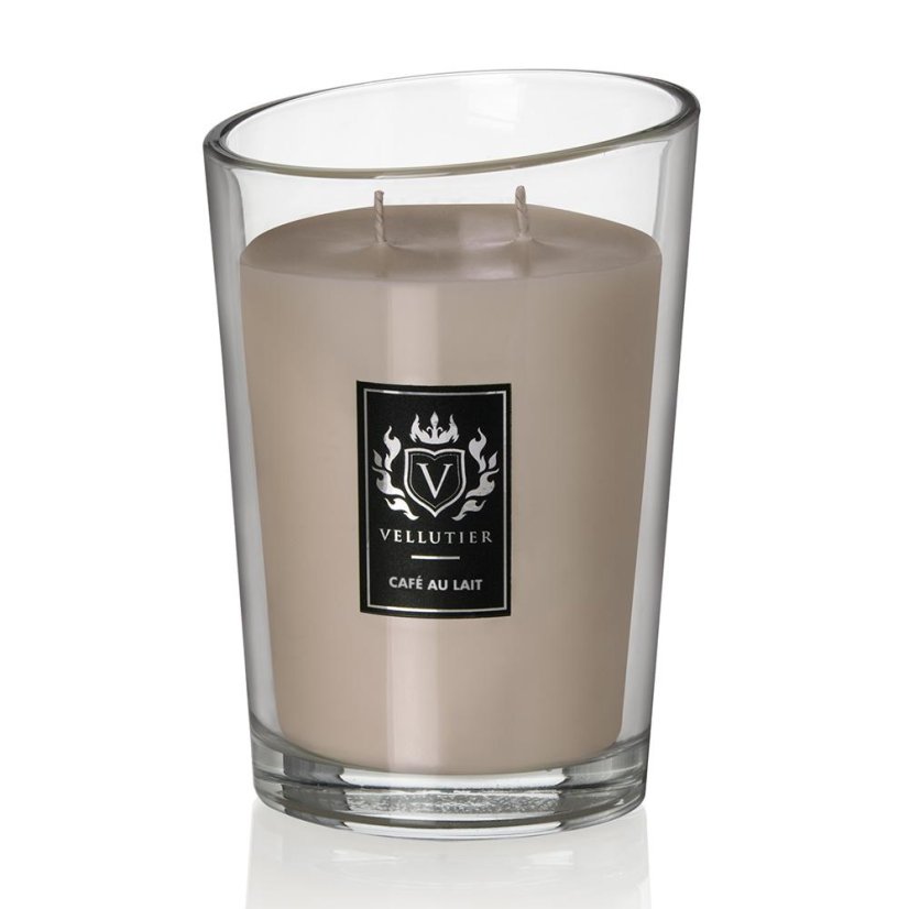 Große Kerze Vellutier, Café Au Lait