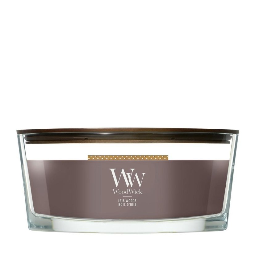 WoodWick Boat Candle, Iris Woods