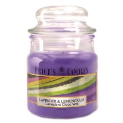 Price's Candles kis gyertya, levendula és citromfű illatú
