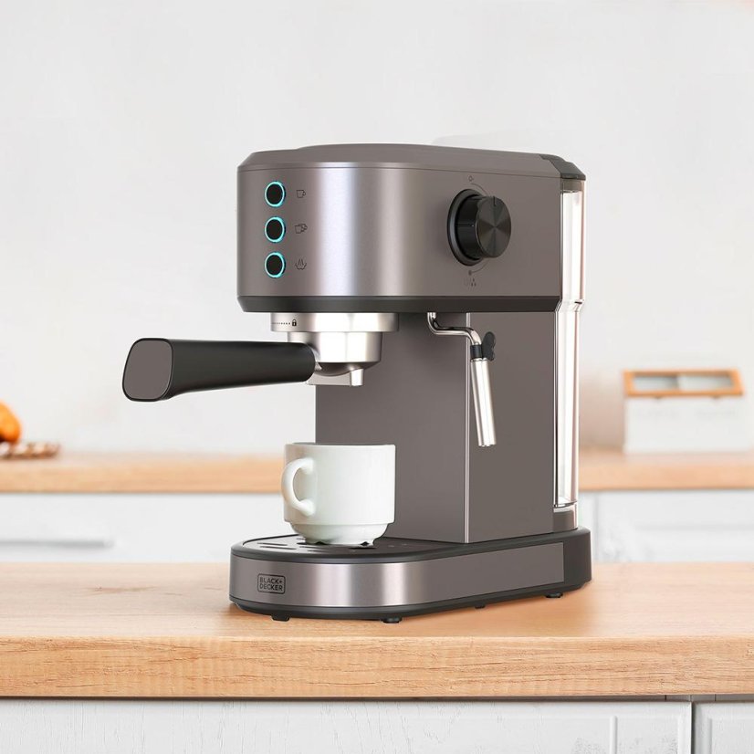 Pákový kávovar Black+Decker BXCO1350E nerez