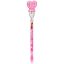 Kugelschreiber mit LED-Herz Top Model Bestie Love, dunkelrosa